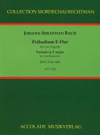 Prélude en fa majeur BWV 29 & 1006 