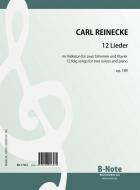 12 chants populaires pour deux voix et piano op.189 