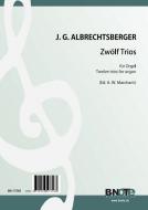 12 trios pour orgue 