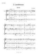 2me Messe rurale pour choeur SAB et orchestre (partition chorale) 