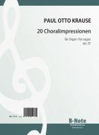 20 Impressions-chorales pour orgue op.25 