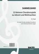 22 petites prélude-chorales pour noël et advent pour orgue 