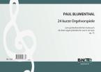 24 préludes brèves pour orgue op.75 