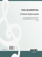 25 préludes brèves pour orgue 