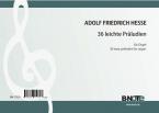 36 préludes faciles pour orgue 