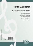 40 versets et petites pièces pour orgue ou harmonium 