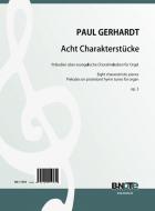Huit pièces characteristiques sur des chorales pour orgue  op.3 