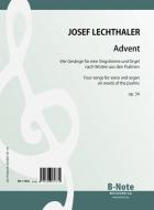 Advent - Quatre chants pour voix et orgue op.34 