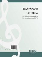 Air célèbre de la cantate de la pentecote BWV 68 pour orgue (Arr. Gigout) 
