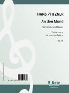 An den Mond pour voix et piano op.18 