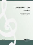 Ave Maria pour voix elevée et orgue 