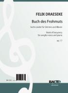 Buch des Frohmuts - Six chansons pour voix et piano op.17 