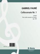 1re Sonate pour violoncelle et piano op.109 