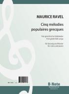 Cinq mélodies grecques pour chant et piano 