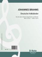 Chansons folkloriques allemandes pour chant et piano WoO 33 (Tome 1) 