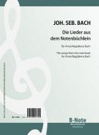 Les chansons du petit livre pour Anna Magdalena Bach 