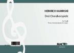 Trois prélude-chorales pour orgue 