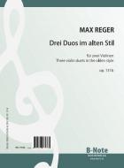 Trois duets dans le style ancien pour deux violons op.131b 
