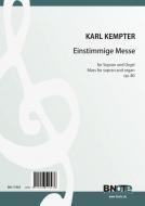 Messe en sol majeur pour soprano et orgue op.80 