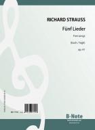 Cinq chansons op.41 (voix elevée) 