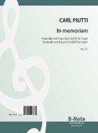 In Memoriam - Pastorale et fugue sur GADE pour orgue op.21 
