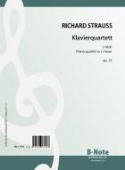 Quatour pour piano et cordes en ut mineur op.13 