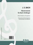 Pièces pour piano pour les débutants de Bach - Petits préludes et fughettes 
