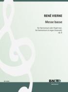 Messe basse pour harmonium ou orgue (man.) op.8 