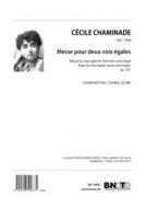 Messe pour deux voix féminines et orgue (harmonium) op.167 (partition chorale) 