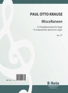 Miscellaneen - 12 pièces characteristiques pour orgue op.27 