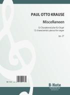 Miscellaneen - 12 pièces characteristiques pour orgue op.27 
