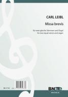 Missa brevis pour deux voix égales et orgue 