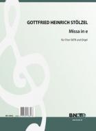 Messe en mi mineur pour choeur SATB et orgue 