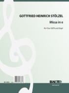 Messe en mi mineur pour choeur SATB et orgue 
