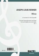 Missa in honorem St. Petri Apostoli pour deux voix féminines et orgue 