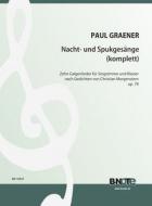Nacht- und Spukgesänge pour chant et piano op.79 