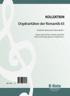 Rartés du romantisme pour orgue 63: Debut du romantisme allemand 1 