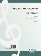 Sonate pour orgue en re mineur op.34 