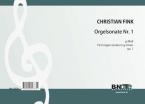 1re Sonate pour orgue en sol mineur op.1 