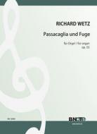 Passacaglia et fugue pour orgue op.55 