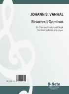 Resurrexit Dominus pour choeur SATB et orgue 