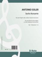 Six concertos pour deux orgues tome 1 (1-3) 