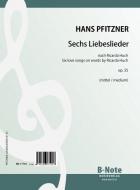 Six chansons d'amour op.35 