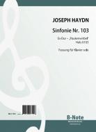 Symphonie nr.103 'Roulement de timbales' Hob. I:103 (Arr. piano) 