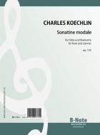 Sonatine modale pour flûte et clarinette op.155 