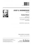 Stabat Mater en sol mineur pour choeur et orgue op.138 (partition vocale) 