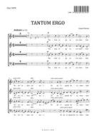 Tantum ergo pour choeur SATB et orgue (partition chorale) 