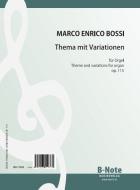Thème et variations pour orgue op.115 