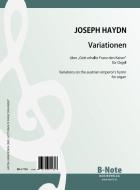 Variations sur le chant de l'empereur autrichien (hymne nationale allemand) (Arr. orgue) 