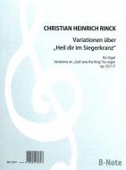Variations sur  'Heil dir im Siegerkranz' (God save the queen) für Orgel op.55 
